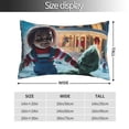 thumbnail image 2 of Lsque Chucky Pattern Bedding Waterproof Pillow Protector Zippered Queen – Bed Bug Proof Pillow Encasement-14"x20", 2 of 6