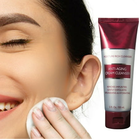 Rich Foaming Cleanser - Rich Hydrating Foam Anti-Aging Cream Cleanser For Smoother, Firmer And More Radiant Skin