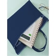 thumbnail image 4 of Anhility Large Zipper Pouch with Handle, A4 Foldable Lightweight Waterproof Document Storage Bag, File Organizer for Office Travel School Books Papers Filing Folder, 13.19x9.65in, 4 of 5