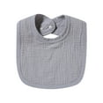 thumbnail image 2 of Baby Burp Cloths Solid Absorbent Spit Milk Pad Towel Girls Boys 4 Layers Bibs for Toddlers Grey, 2 of 4