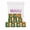 Green Amber, variant on KYJiuLiu 16mm Mahjong Dice Set, 10 Numbered D6 Dice with PU Pouch