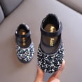 thumbnail image 2 of Otqutp Children Solid Color Shoes Fashion Spring Summer Dance Shoes Girls Dress Show Princess Shoes Round Toe Pearl Rhinestone Sequins, 2 of 6