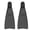 Black XS code, variant on Flexible Swimming Training Fin Swim Flippers Travel Size Swim Fin for Women Kid Snorkeling Diving Swimming Pool