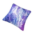 thumbnail image 6 of YFYANG Square Decorative Throw Pillow Case (Without Pillow Insert), Abstract Purple Watercolor Bedroom Sofa Car Cushion Cover, 24"x24", 6 of 9