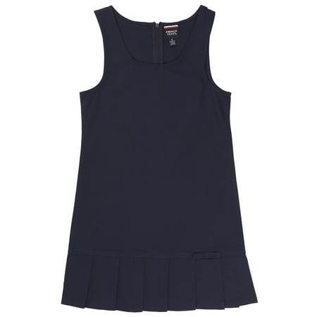 French Toast Toddler Girls School Uniform Ribbon Bow Pleated Jumper
