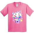 thumbnail image 3 of Inktastic Cute Gumball Machine and Bubbles Youth T-Shirt, 3 of 5