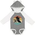 thumbnail image 3 of Inktastic 5k Race Running Retro Sunset Runner Boys or Girls Long Sleeve Baby Bodysuit, 3 of 5