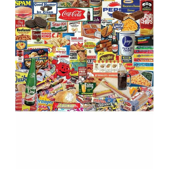 Boomers' Favorite Foods┬á┬á, a 1000-piece Puzzle by Hart Puzzles