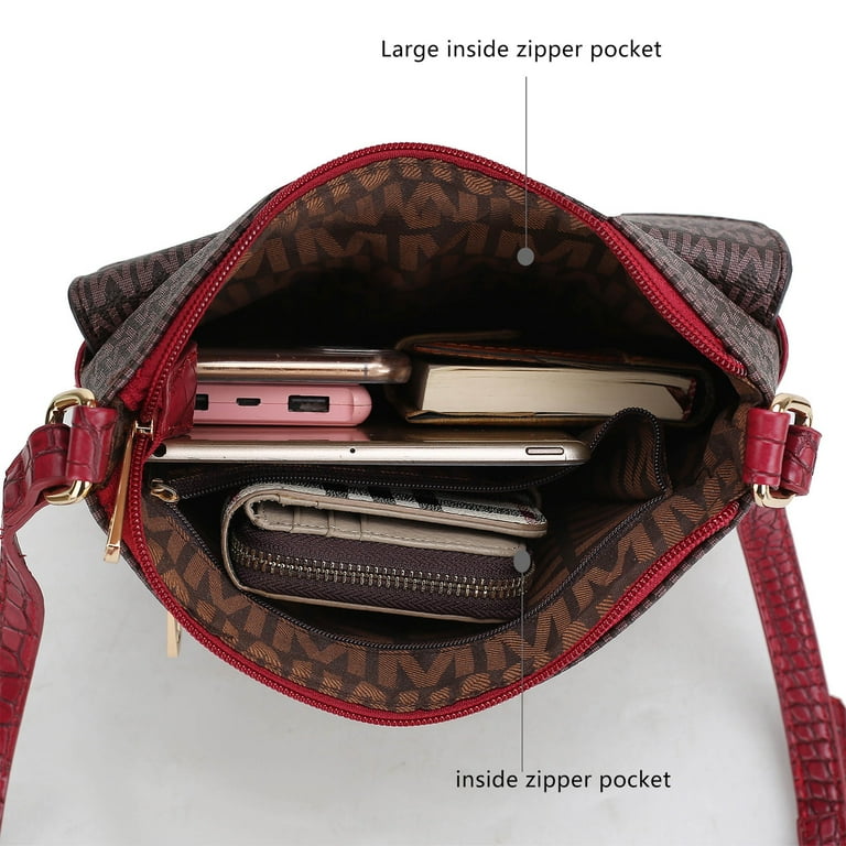 MKF Collection Tania Women's Crossbody Bag, Vegan leather Shoulder Bag Handbag by Mia K - Walmart.com MKF Collection Tania Women's Crossbody Bag, Vegan leather Shoulder Bag Handbag by Mia K - Walmart.com