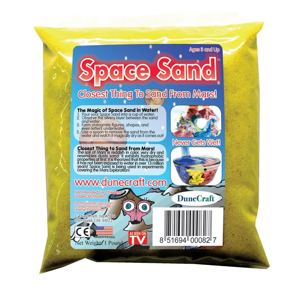 Space Sand, 1 lb, Yellow