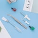 thumbnail image 4 of Kit de limpieza de máquina de coser de 6 piezas Herramientas de costura de máquina de reparación Incluye pinzas Cepillo de pelusa de doble cabeza Destornillador corto de 4 piezas, herramienta de, 4 of 5
