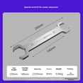 thumbnail image 1 of High-Strength Manual Water Divider Installation Plier for Home Plumbing - Detachable & Cleanable Design with Precise Heat Adjustment, Silver 4-Point Wrench (27-29mm) for Floor Heating Pipe, 1 of 6