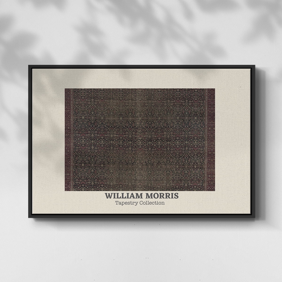 Vintage Abstract Print-L Framed in Black Wood Gallery Wrapped Canvas 27 in. x 41 in.