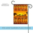 thumbnail image 3 of Toland Home Garden Savanna Sunset Elephant Flag Double Sided 12x18 Inch, 3 of 5