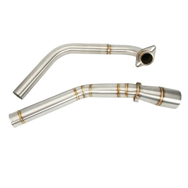 Tubo de escape medio de motocicleta, tubo de ventilación de tubo de escape medio de escape de modificación de motocicleta Durabilidad mejorada