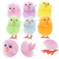 thumbnail image 3 of Jiyike 6pcs Easter Chicks Small Fluffy Chicken Plush Chicken Decorations Easter Chicken Decorations, 3 of 10