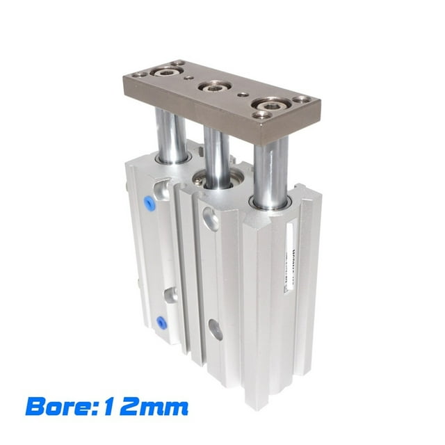 Compact Guide Cylinder Thin Three Axis Air Pneumatic Cylinder With Guide Rod MGPM Bore 12 Mm Stroke 10-150mm MGPL12 ,Easy to Use