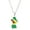Silver, variant on Guyana Map Flag Pendant Necklace Country Outline Clavicle Chain Choker Neck Chain Jewelry Guyana Symbol Necklace