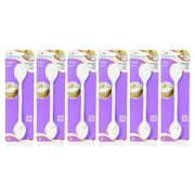 Dreambaby Toilet Lock Toilet Seat Lid Strong Adhesive Baby Safety L123 White, 6-Pack