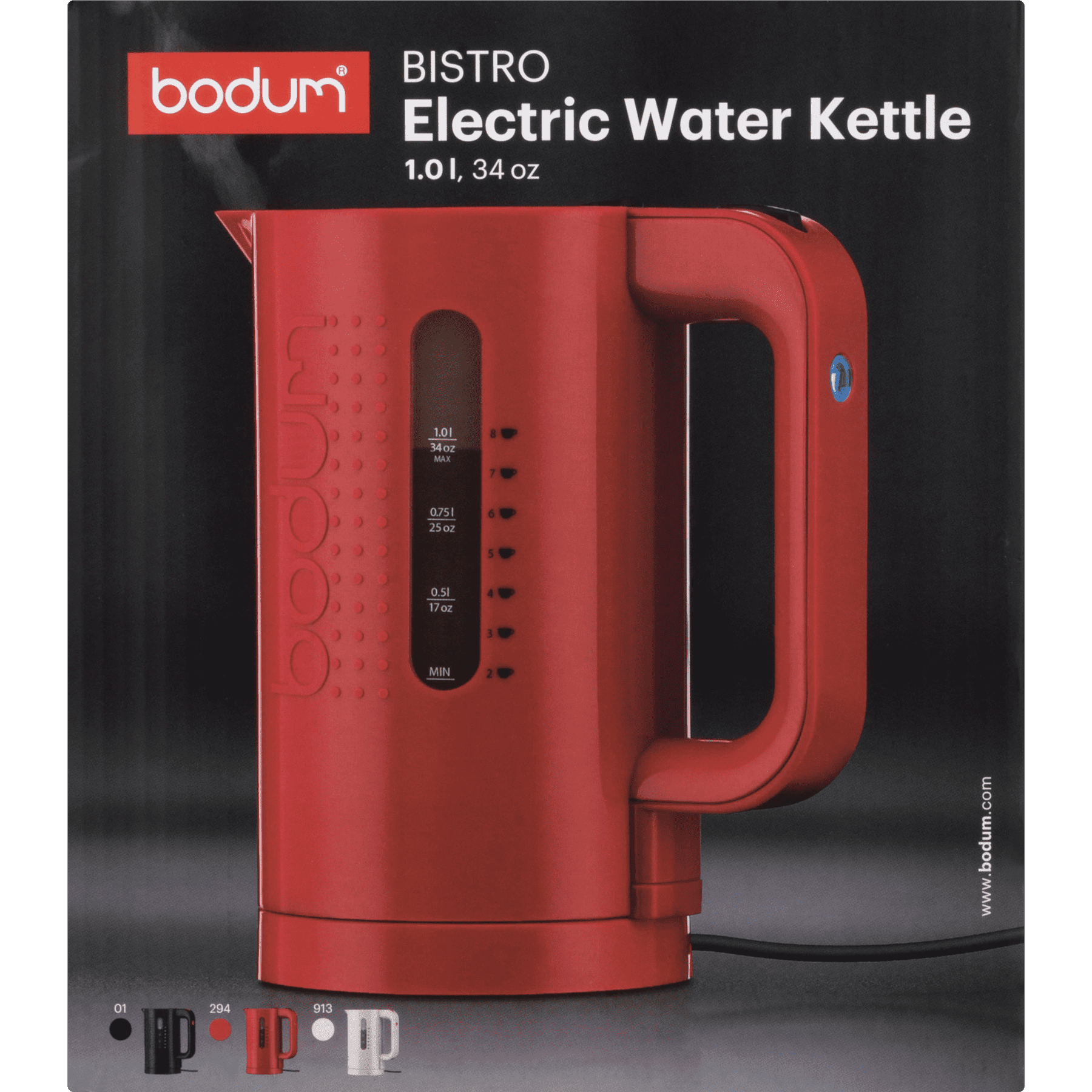 bodum bistro electric water kettle