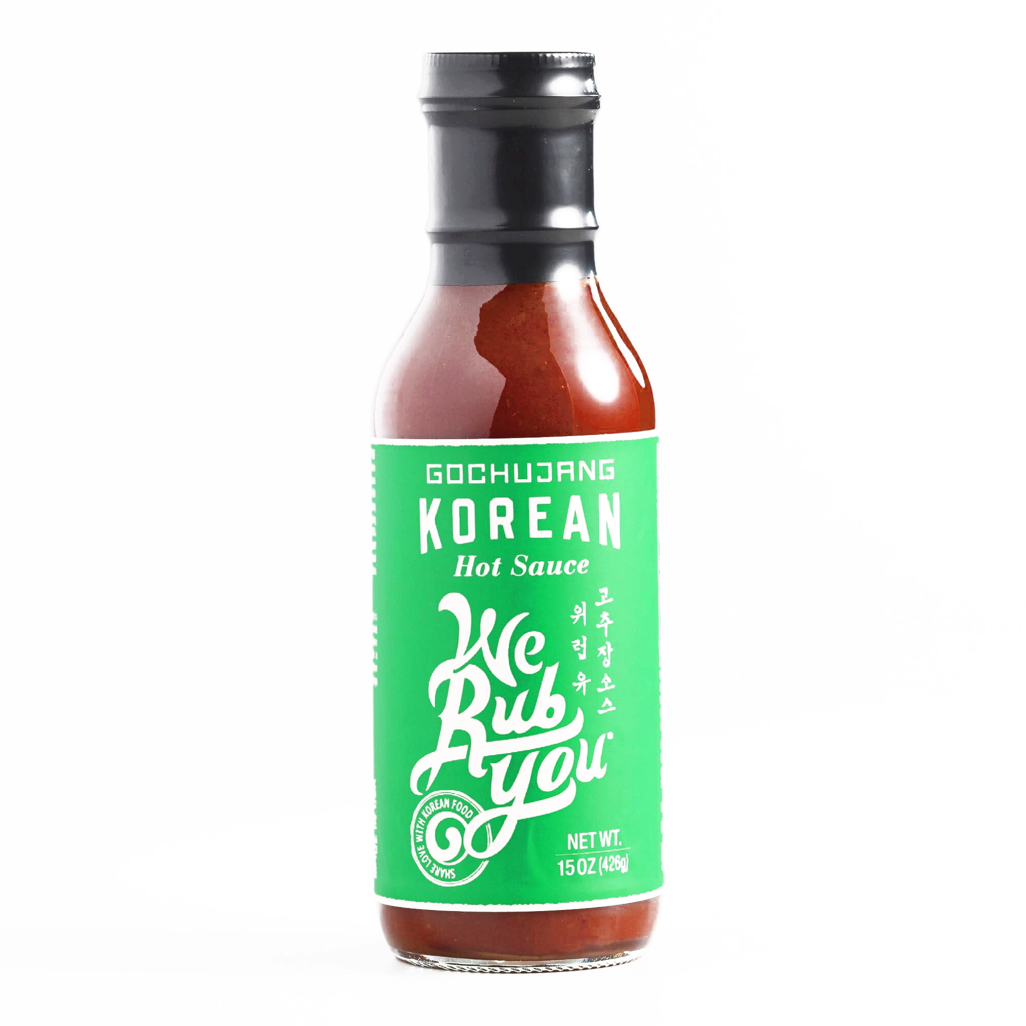 We Rub You Gochujang Korean Hot Sauce 15 oz each (1 Item Per Order, not