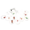 thumbnail image 1 of Luces decorativas para árbol de Navidad, cadena de luces LED colgantes con 5 tipos de colgantes para decoración navideña y cumpleaños, 1 of 14