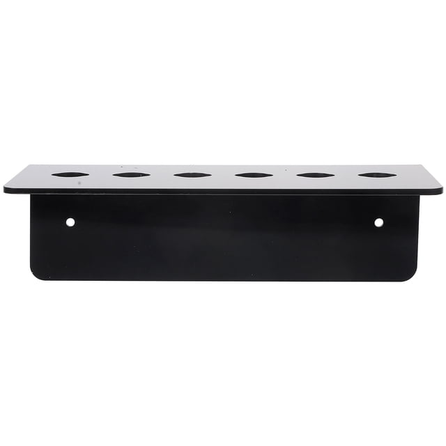 Salón de tijeras acrílicas estante de soporte de múltiples palas de múltiples ranuras.