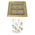 thumbnail image 4 of Glacier Ave. Brushed Brass 28-Inch LED Flush Mount, 4 of 7