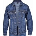 thumbnail image 2 of Chaqueta vaquera de moda para hombre, abrigo de manga larga para hombre, 2 of 5