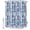 Blue, Indigo, Gray, variant on Abstract Ink Droplets Shower Curtain Set - Small 36" x 72" Washable Bathtub Curtain with 12 Hooks, Coastal Brown Beige Watercolor Vertical Waterproof Fabric Stall Shower Curtains for Bathroom Décor