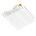 thumbnail image 4 of Pinceles para decorar pasteles, juego de 15 pinceles para galletas, pinceles para pintar pasteles, pinceles para pintar alimentos, compactos y livianos, 4 of 12