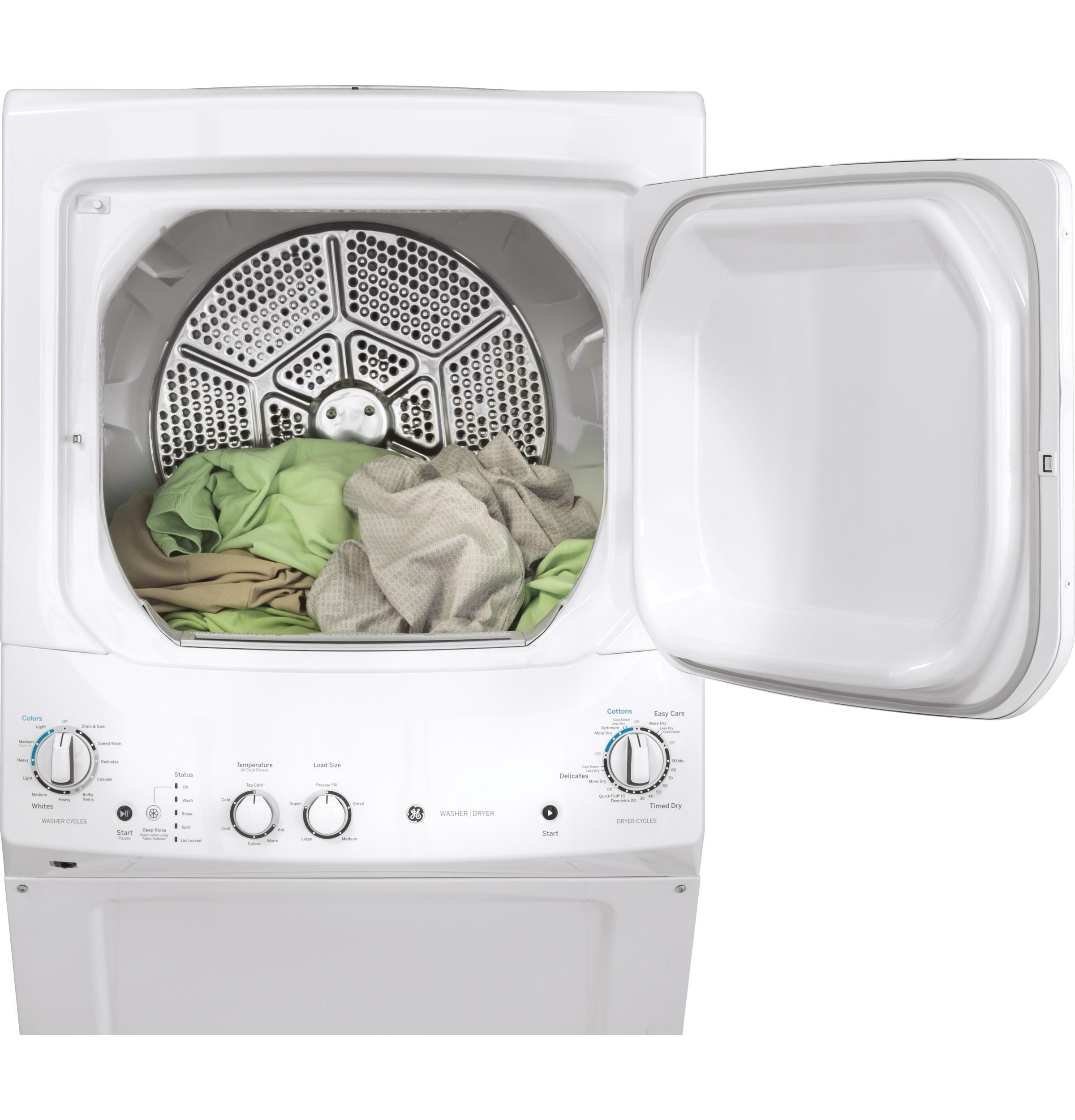GE GUD27ESSMWW 27 Spacemaker Series Washer and Electric