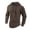 Brown, variant on Men Vintage Gothic Steampunk Sweatshirt Lace up Long Sleeve Pullover Hooded Top Solid Casual Sweatshirts