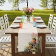 thumbnail image 4 of Table Runners 72 Inches Long Dress Scarves, Spring Flowers Farmhouse Kitchen/Dining Table Runner, Coffee Tablerunners, Botanical Blossom Floral Pot Plants 13x72 Inch, 4 of 9