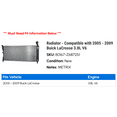 thumbnail image 2 of Radiator - Compatible with 2005 - 2009 Buick LaCrosse 3.8L V6 2006 2007 2008, 2 of 2