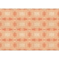 thumbnail image 1 of Ahgly Company Machine Washable Indoor Rectangle Transitional Pastel Orange Area Rugs, 2' x 4', 1 of 7