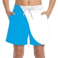 thumbnail image 2 of ATOGUTA Boys Swimming Shorts Quick Dry Boys Swim Trunks Bathing Suit Kids Swimwear with Pockets Size 4T-15, Sky Blue, 2 of 6