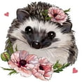 thumbnail image 2 of CafePress - Hedgehog Aluminum - Scroll Ornament, 2 of 3