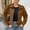 Coffee, variant on Women's Faux Suede Cropped Moto Jacket Zip Up Collared Long Sleeve Top with Pockets Casual Streetwear Fall Winter Outerwear Coat for Women Navy XL