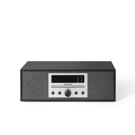 Crosley Finn AM/FM Radio CD Player with Stereo Bluetooth Speakers, Wireless Music Streaming