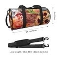 thumbnail image 4 of ZICANCN Autumn Black Dark Decoration Travel Duffle Bag, Sports Tote Gym Bag Weekenders Bags for Women Men, 4 of 8