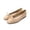 Beige1, variant on Women's Ballet Flats Fashion Classic Comfort Square Bow Toe Slip-On Flats Wide Width Flat Shoes for Casual Work Comfort Slip On Flats