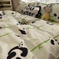 thumbnail image 1 of Korean Ins Black Flower Bedding Set Girl Orange Princess Style Sheet Cover Trellis Polyester Soft Bedclothes For Gitls Gift, 1 of 1