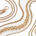thumbnail image 4 of Ross-Simons 14kt Yellow Gold Graduated Byzantine Necklace, Women's, Adult, 4 of 5