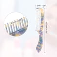thumbnail image 2 of Unique Bargains 1 Pcs Women Handheld Wide Tooth Comb for Curly Thick Wavy Straight Hair Purple, 2 of 6