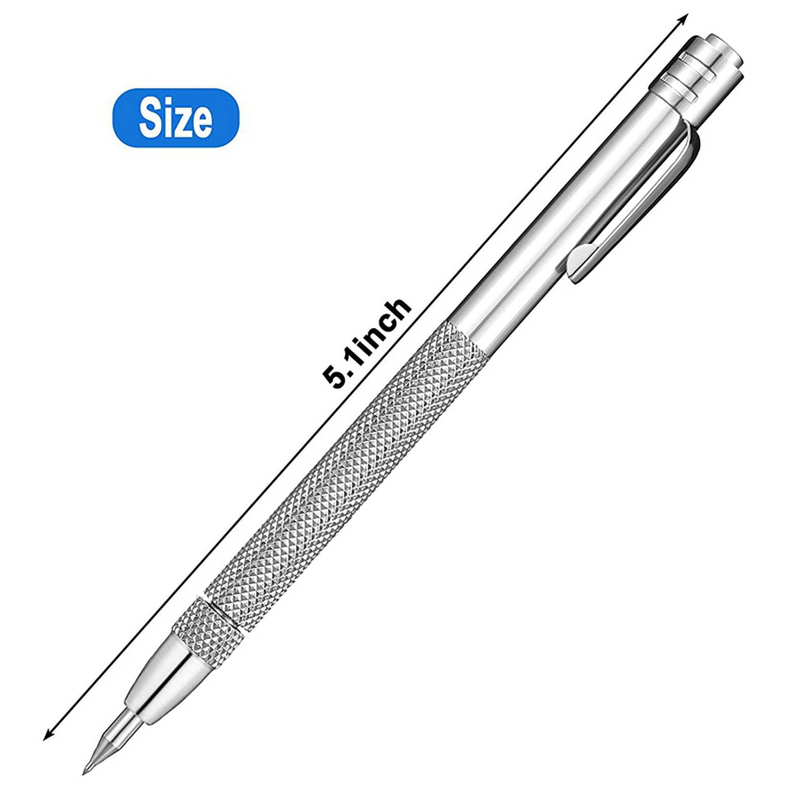 20 Pieces  Carbide Scriber with Magnet Aluminium  Engraving Pen with Clip for Ceramics