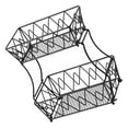thumbnail image 3 of Hytrove Black Double Layer Fruit Storage Basket Iron Fruit Holder for Kitchen Bread Vegetable Snacks, 3 of 8