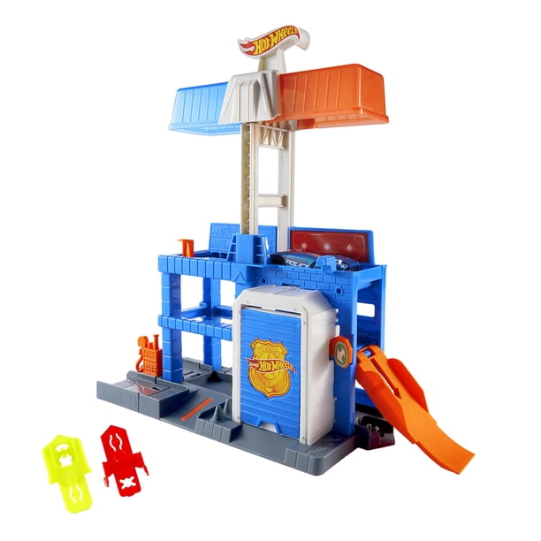 Pista de Juguete Mattel Hot Wheels Torre de Policía