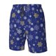 thumbnail image 4 of Balery Golden Snowflakes Royal Blue Traje de Baño Estilo Hawaiano para Hombre, Shorts de Secado Rápido con Bolsillos-XX-Large, 4 of 5