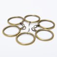 thumbnail image 3 of DOLITY 10 Pcs Rideau de Douche Bronze - 28mm, 3 of 9